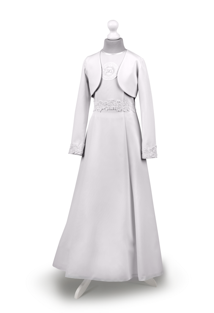 Sukienka komunijna krój cięcia francuskie-Celinka 069 - MKMaryla