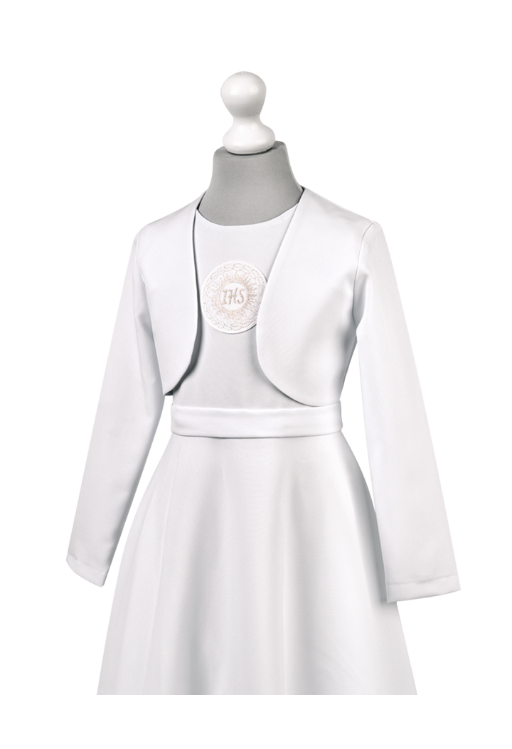 Eleganckie bolerko do Pierwszej Komunii z streczu - Producent odzieży komunijnej - MKMaryla