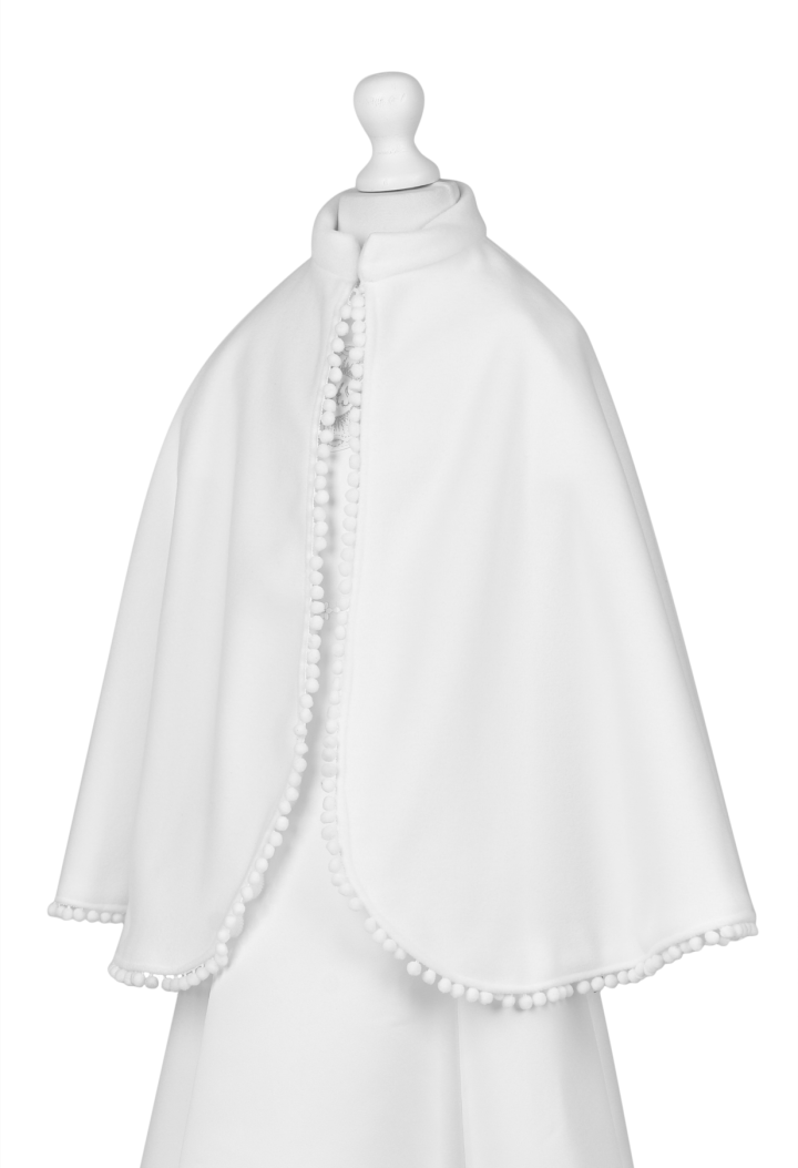 Kommunionmantel mit Schleifenbällen - MKMaryla