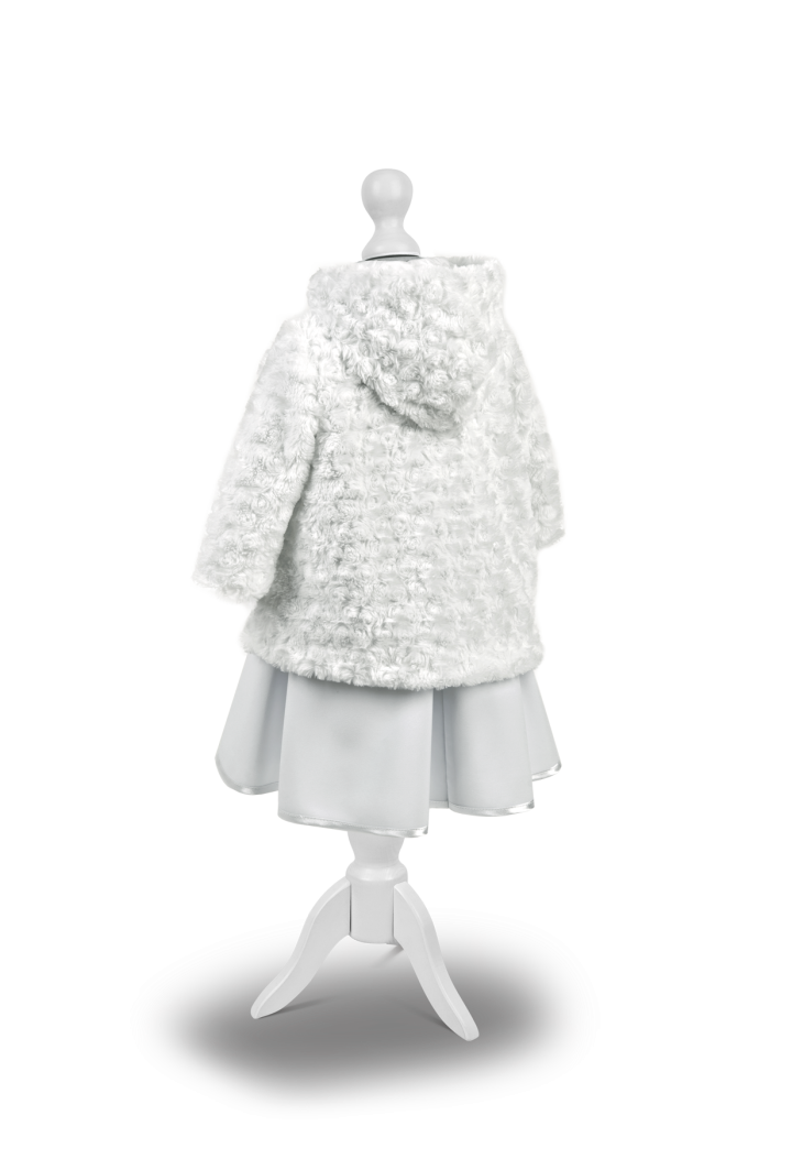 Rosa Mantel mit Kapuze – Mantel für die Taufe – MKMaryla