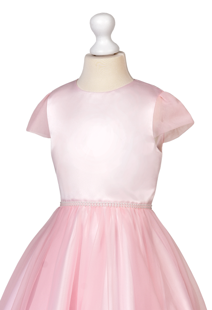 sukienka pokomunijna szyfon