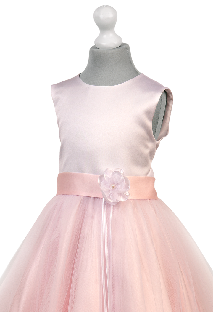 Elegancka sukienka okolicznościowa Różyczka RB-030 - MK Maryla