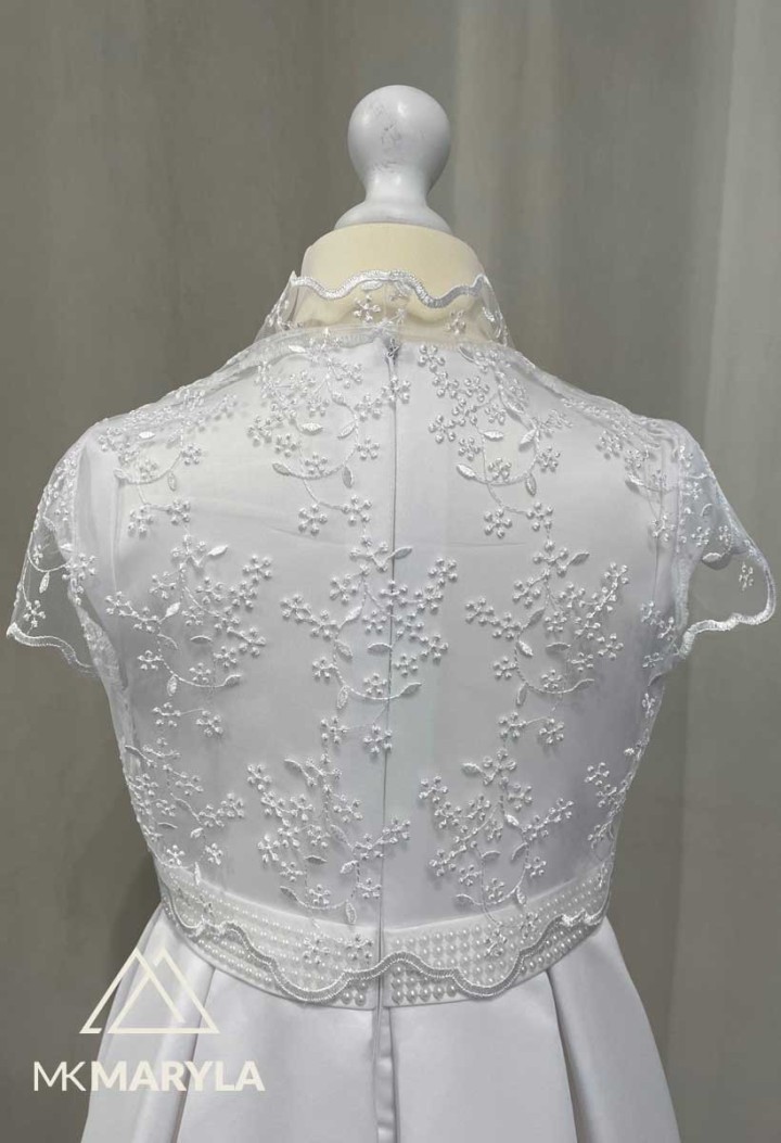 Delicate lace communion bolero 065 - MKMaryla