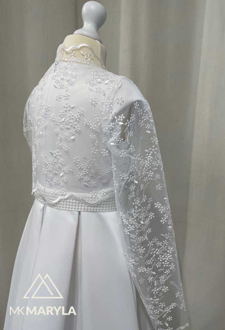 Lightweight communion bolero for a girl - MKMaryla