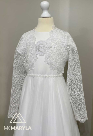Communion lace bolero 000 - delicate outer garment - MKMaryla