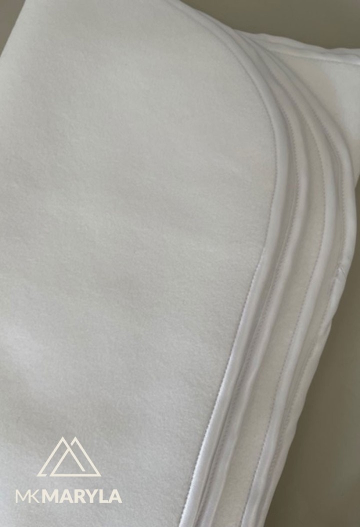 Kocyk do chrztu - polarowy kocyk - chrzest MK Maryla