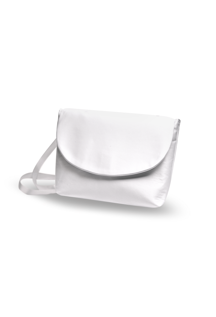 Glatte Kommunionshandtasche ohne Verzierungen - MKMaryla