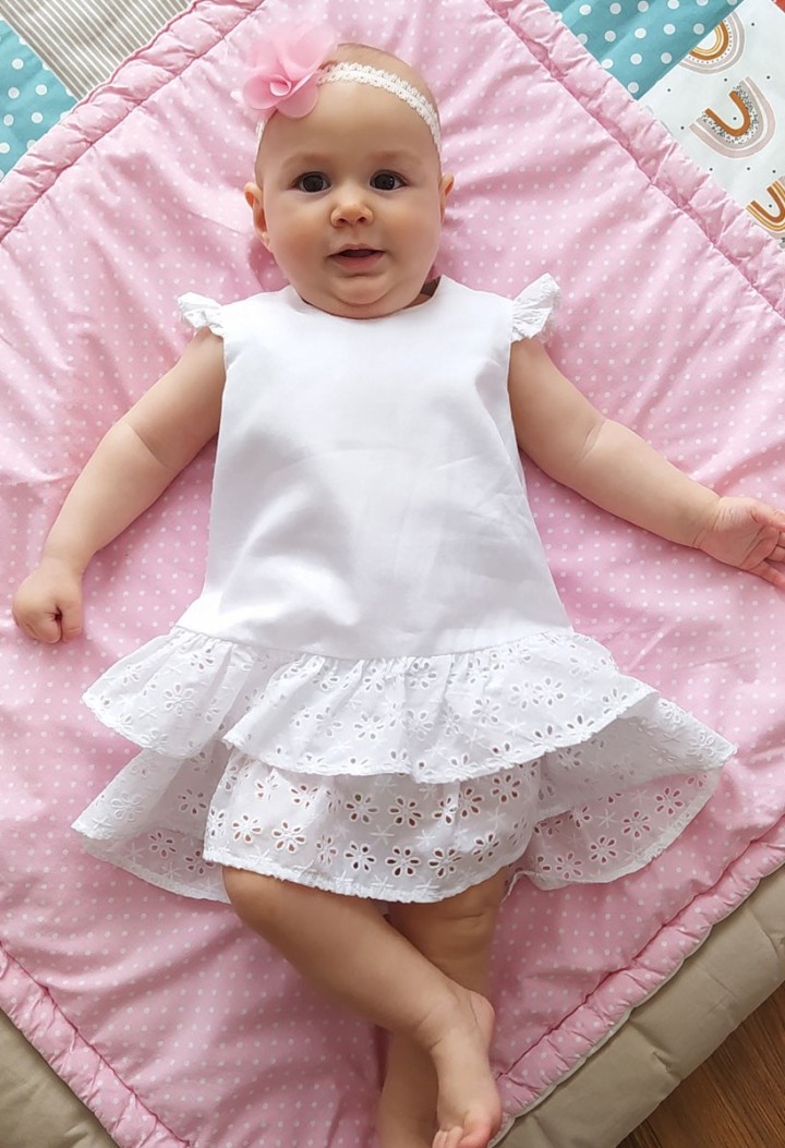 sukienka na chrzest i roczek