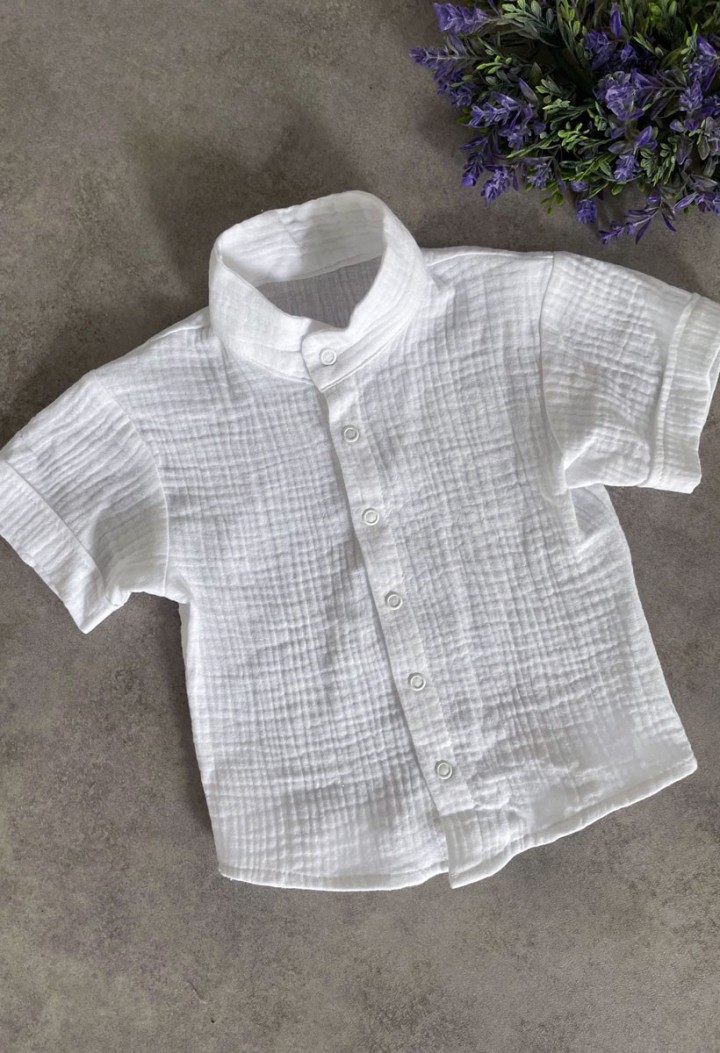 koszula chłopięca z muślinu