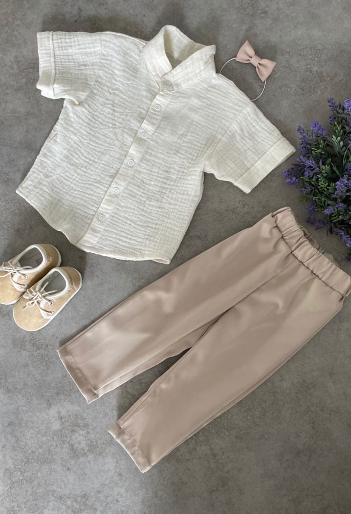 Set ideal for baptism and other important celebrations . Manufacturer MKMaryla