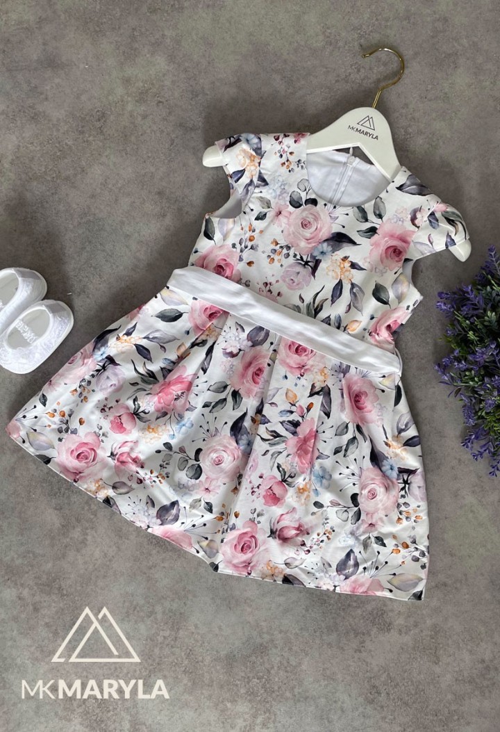 Cotton floral dress, perfect for many occasions - MKMaryla