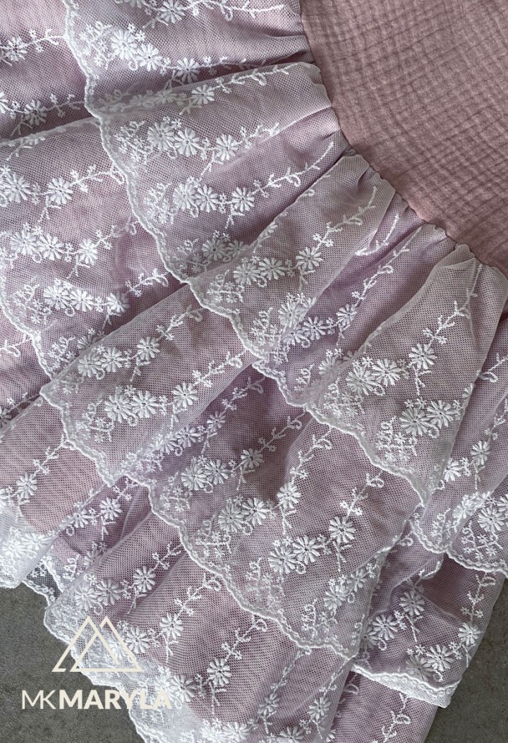 Phänomenale Spitze passt perfekt in dieses Kleid Modell - MKMaryla