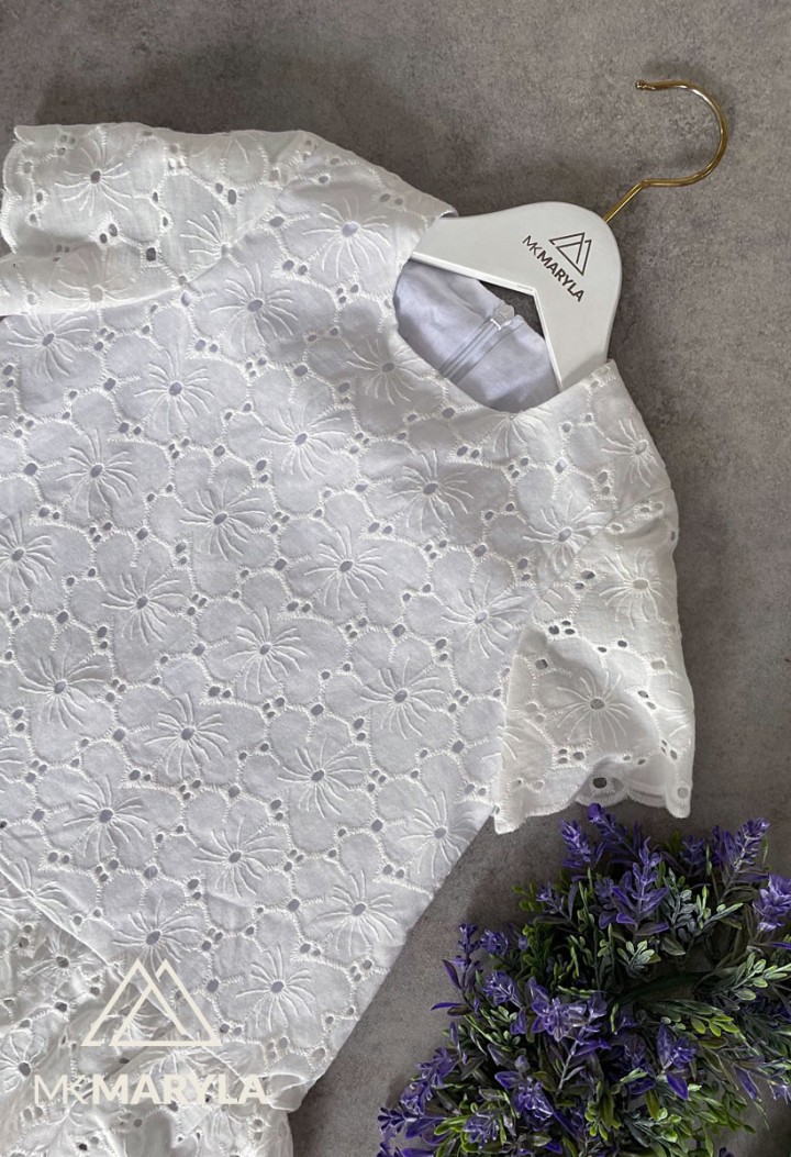 dress english embroidery