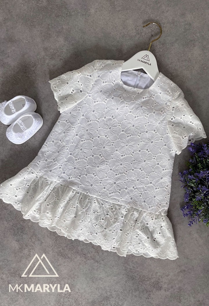 cotton dress english embroidery