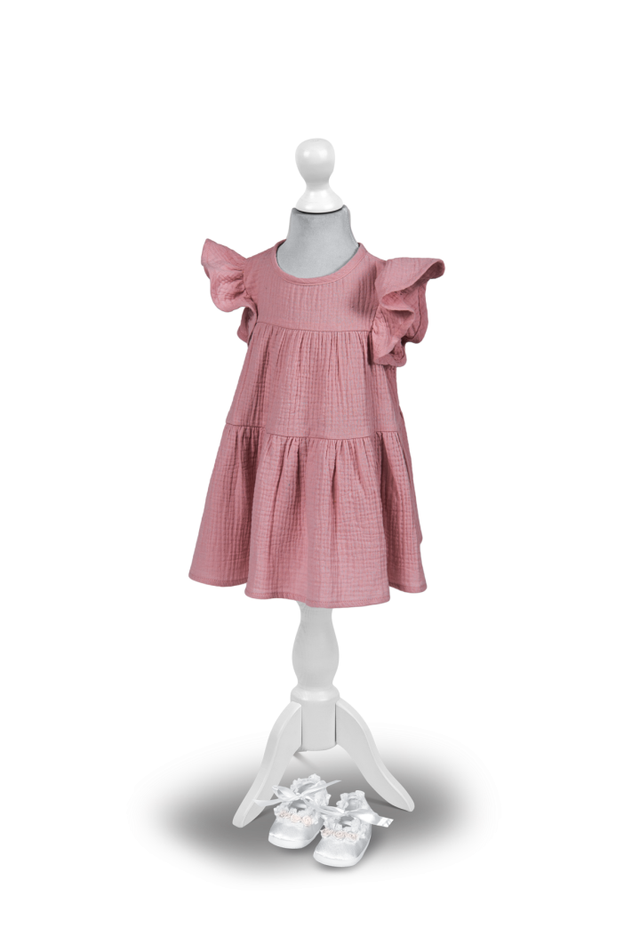 Sukienka muślinowa różowa - sprawdź całą ofertę MKMaryla