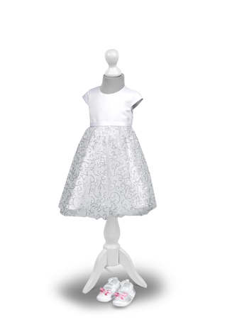 chiffon sequin dress