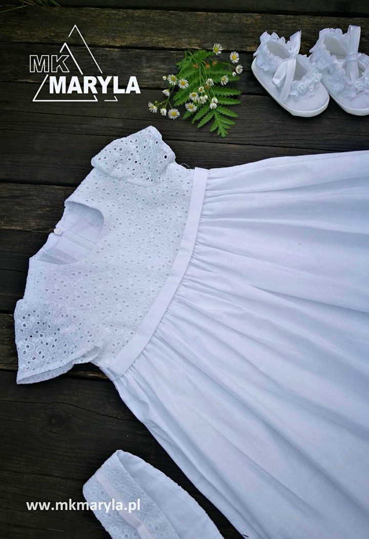 cotton dress with cape