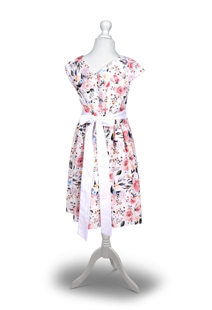 floral cotton dress