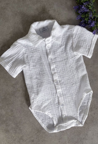 Beautiful muslin shirt bodysuit 100% cotton - MKMaryla
