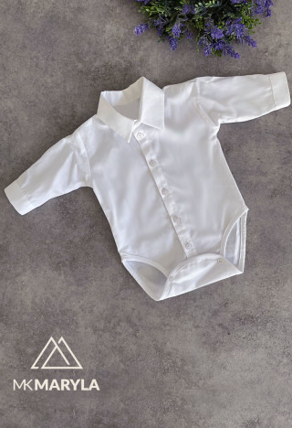 Shirt bodysuit perfect for a christening or a birthday party - Manufacturer MKMaryla.