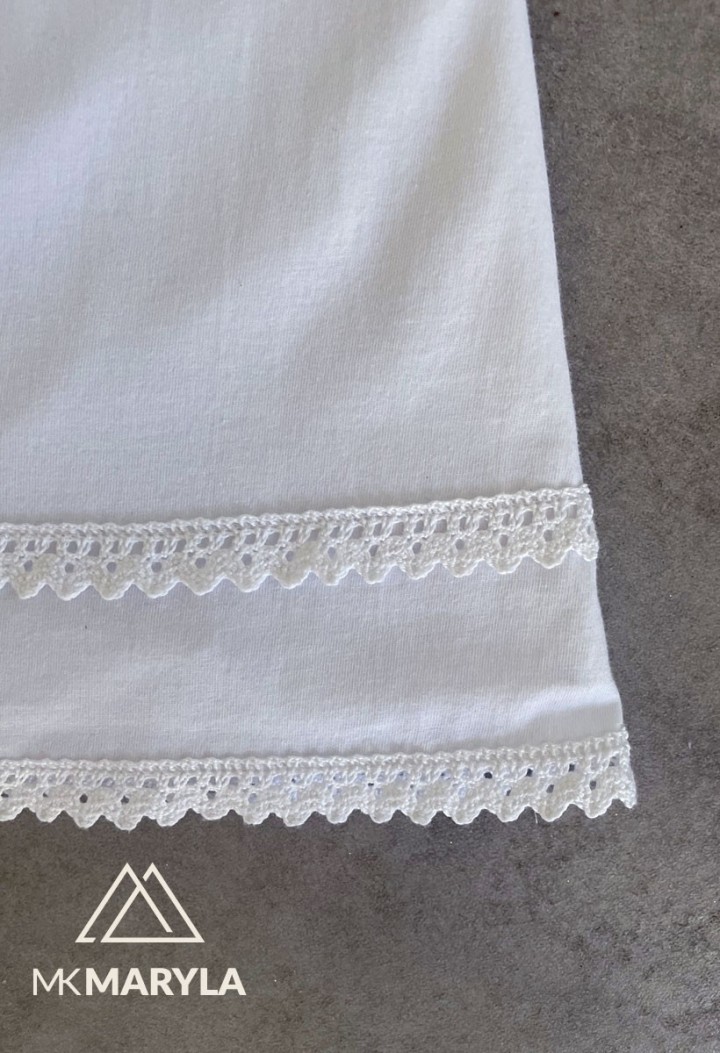 Kleid für Taufe oder Geburtstag mit zarter Spitze Maria Kleid - MKMaryla