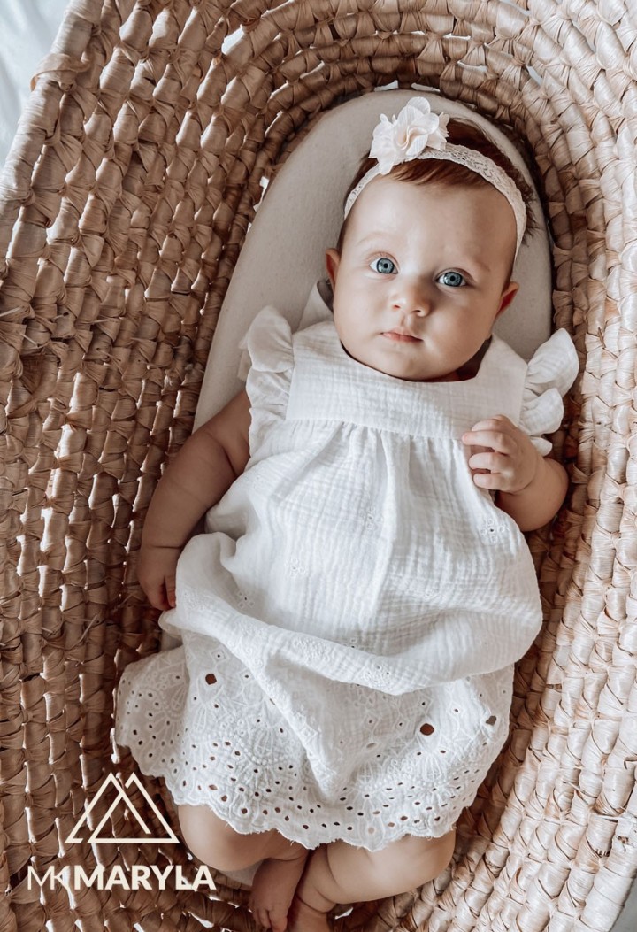 Mädchenkleid Daisy – Kleid zum ersten Geburtstag – MKMaryla