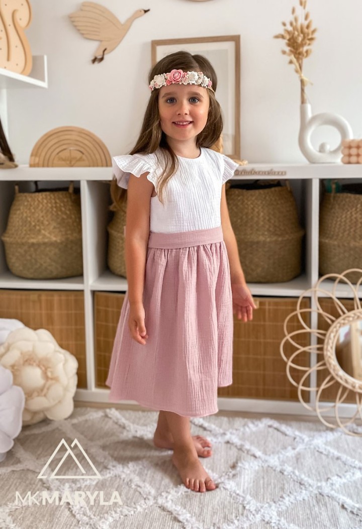 Muslin dress 100% cotton perfect for summer - Manufacturer MKMaryla