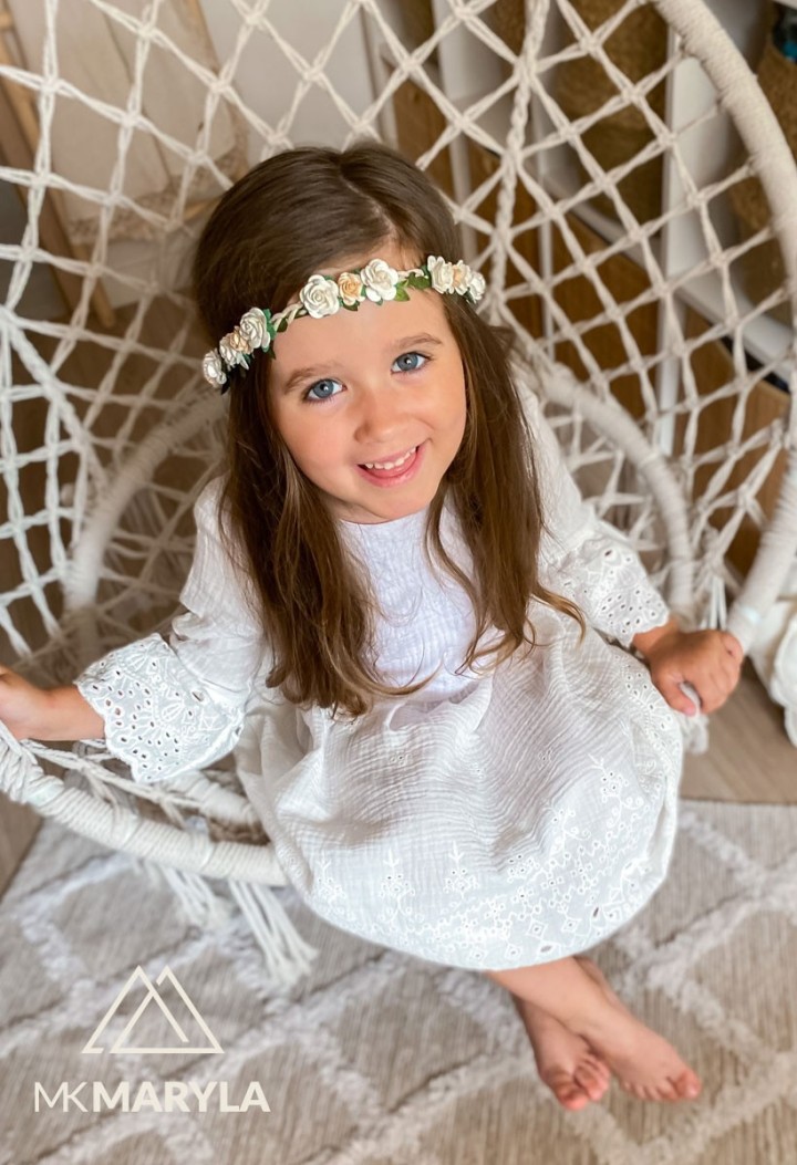 sukienka biała bawełniana