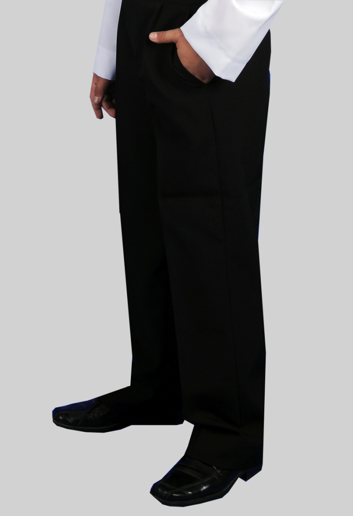 Black stretch communion pants, occasional - MKMaryla