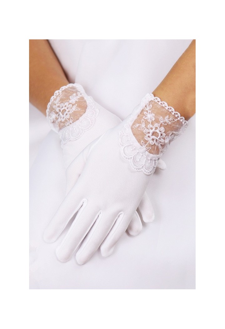 gloves with lace