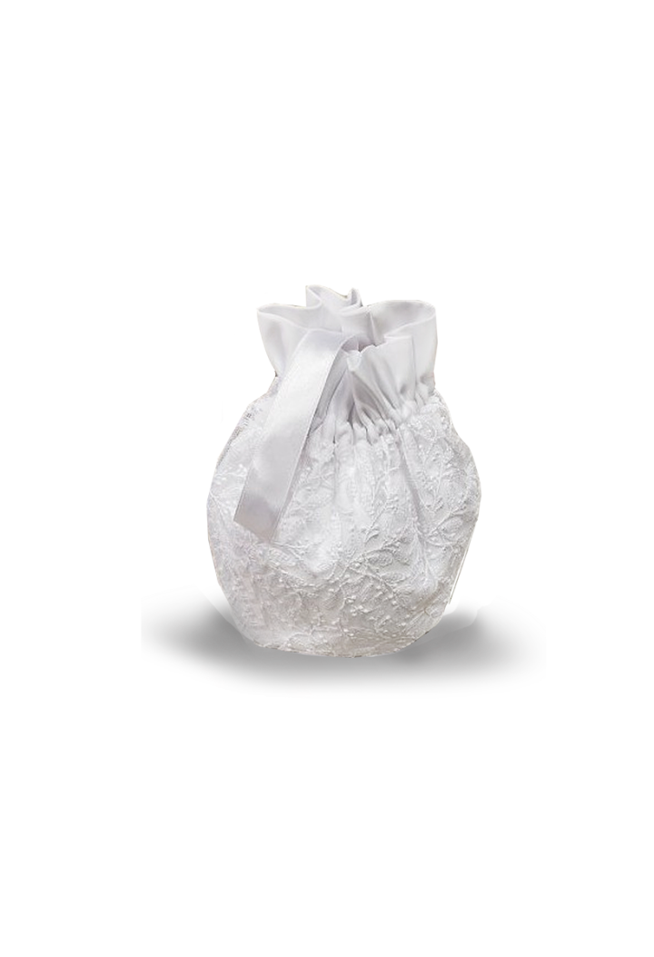 Torebka komunijna wykończona koronką 134 - MKMaryla