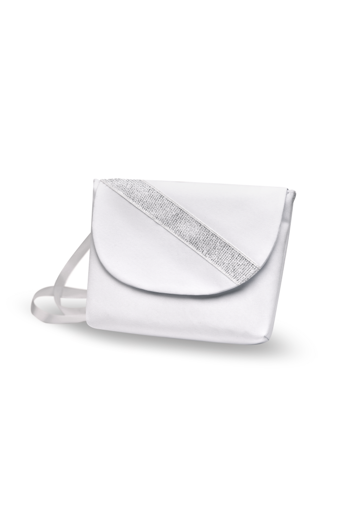 Handtasche mit Umschlag 025 in Silber verschönert - MKMaryla