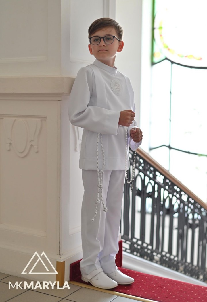 Weiße Kommunionshose - MKMaryla