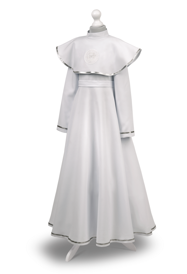 Dress-alba with silver embellishment Malwina 023 - MKMaryla