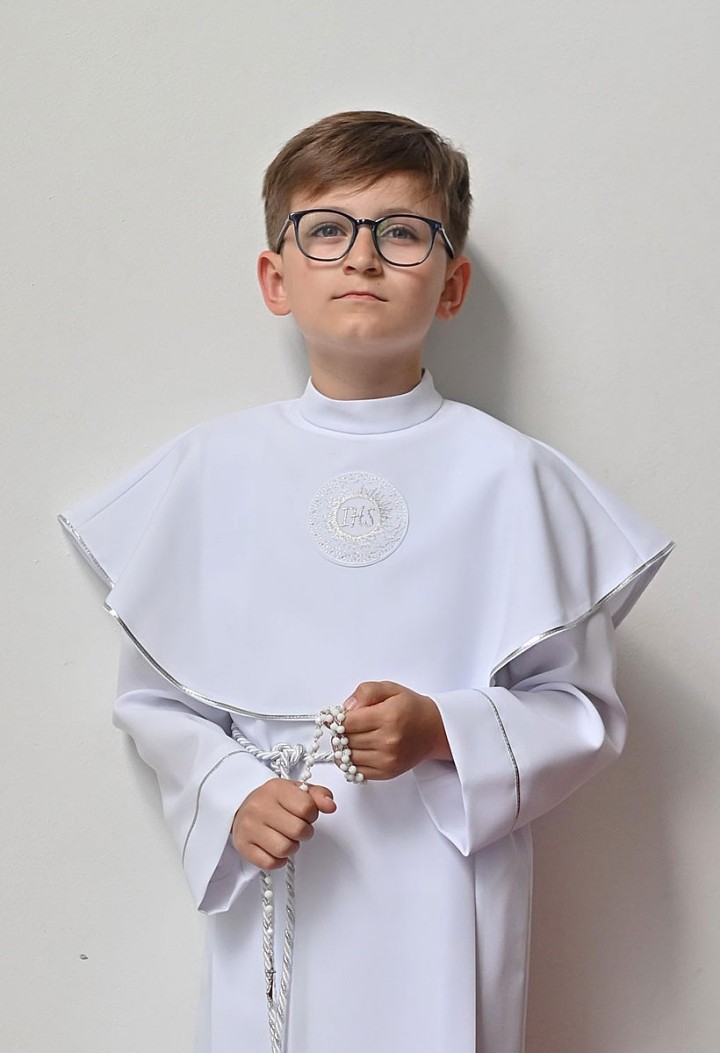 alba komunijna kołnierz