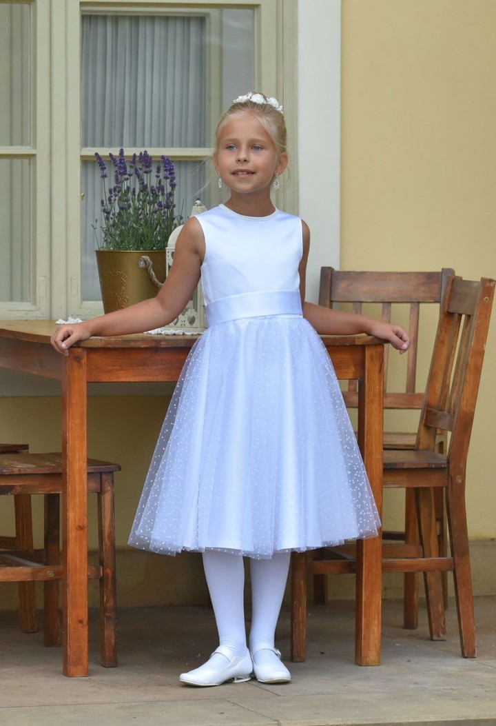 satin after-wedding dress