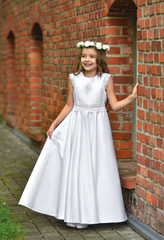 Wunderschöne, schlichte, elegante Kommunionskleider - Alicia 137 - MKMaryla