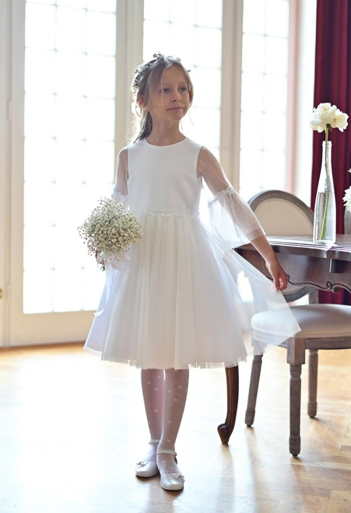 sukienka boho komunijna