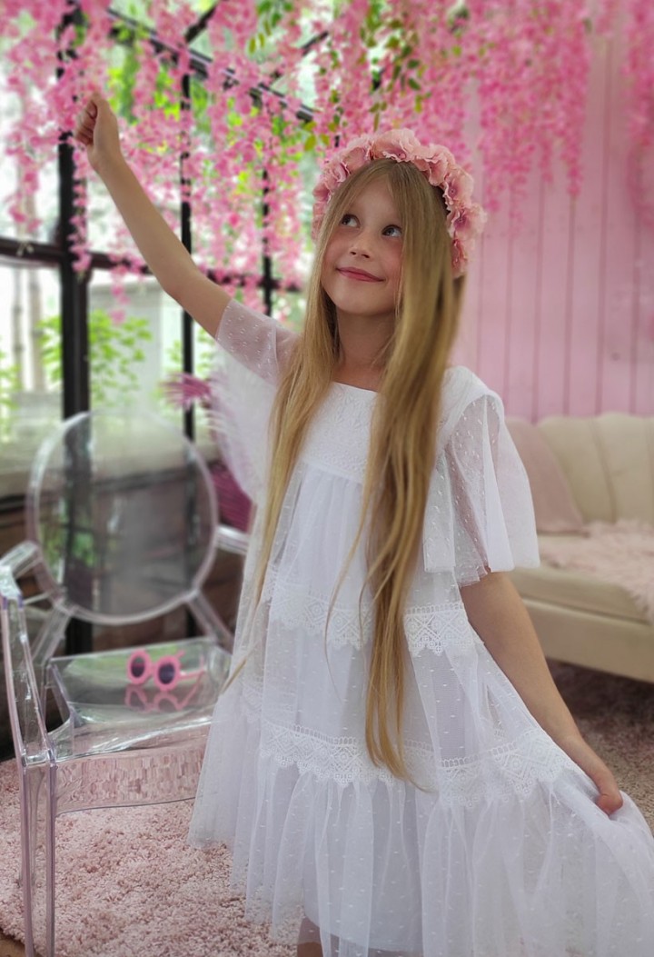 sukienka dziewczęca boho