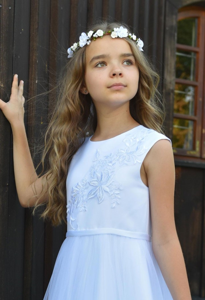 satin after-wedding dress