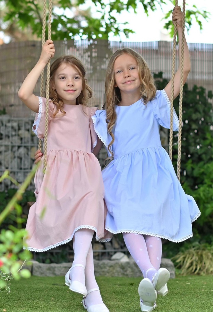 Baumwollkleider für Mädchen