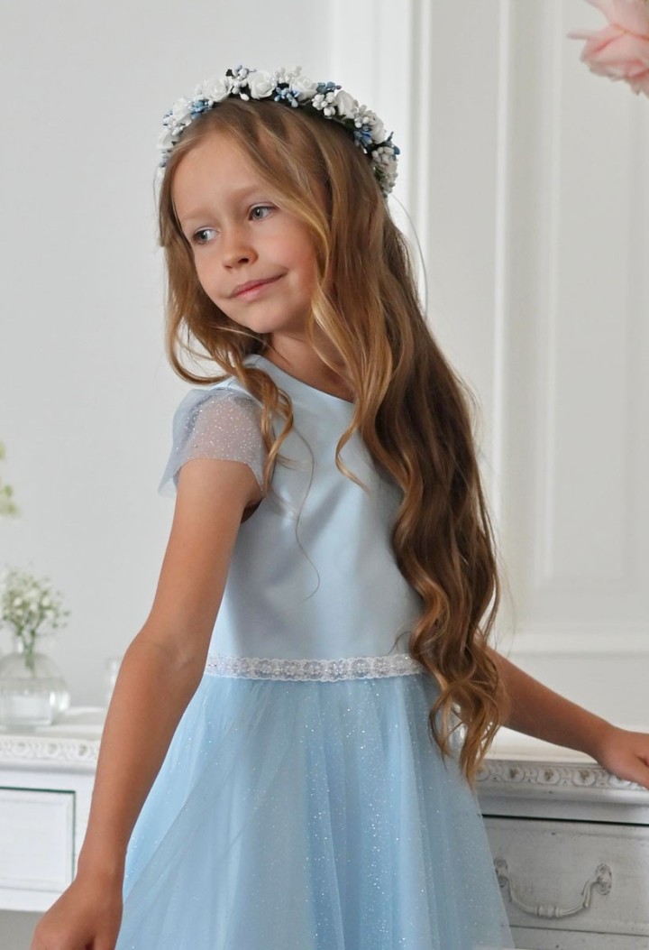 blue girls dress