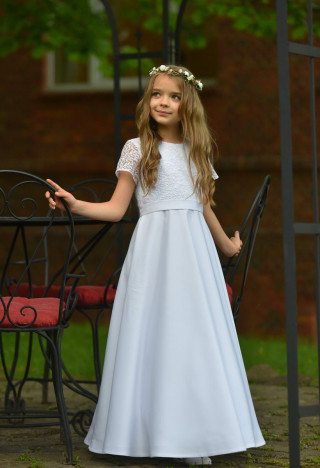 Alice 134 im Vollkreis genäht, Kommunionkleid . MKMaryla