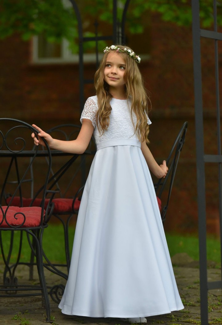 Alice 134 im Vollkreis genäht, Kommunionkleid . MKMaryla