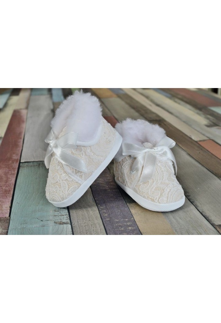 insulated christening shoes