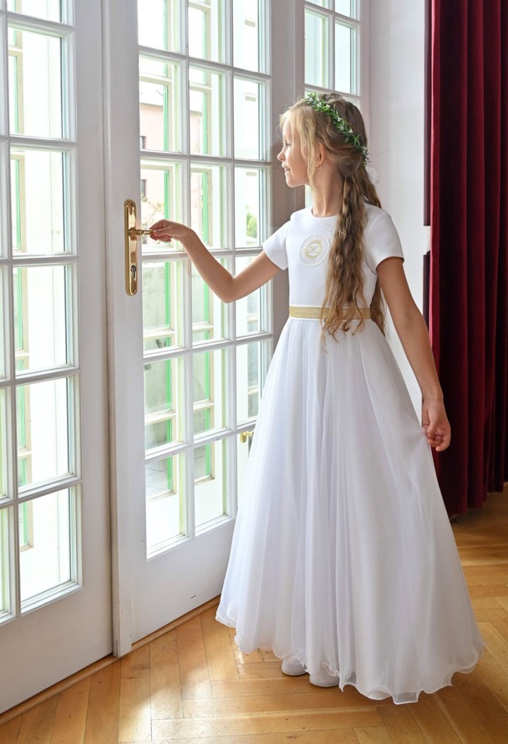 The most beautiful communion dresses for girls - Laura 025 - MKMaryla