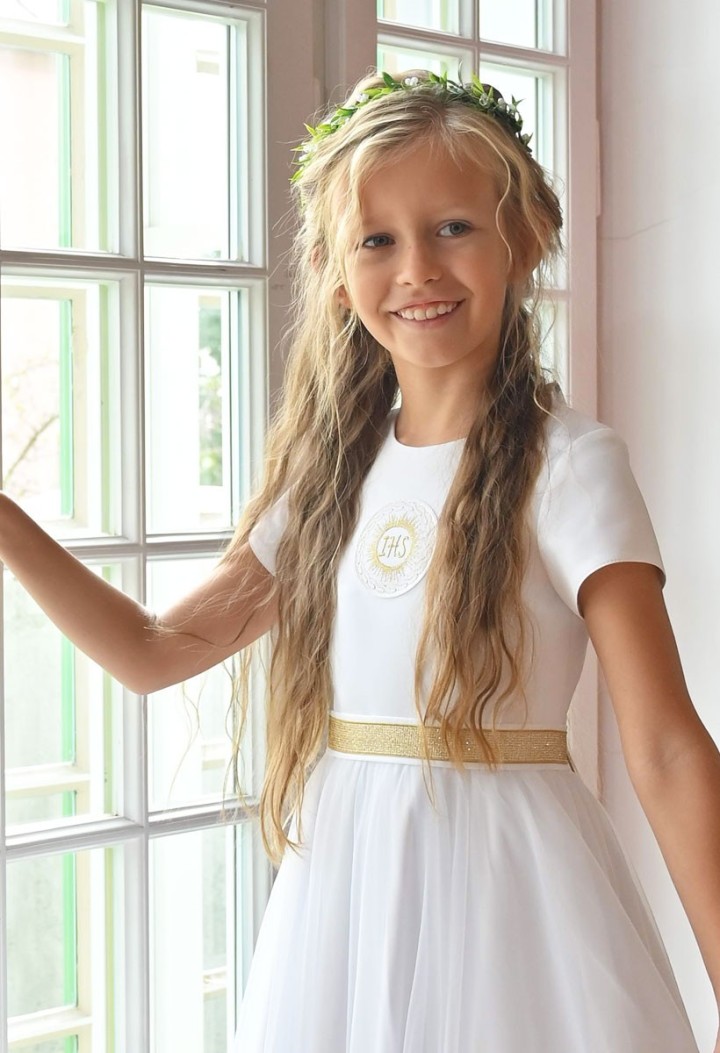 Wyjątkowa sukienka komunijna dla Twojej córki - Laura 025- MKMaryla