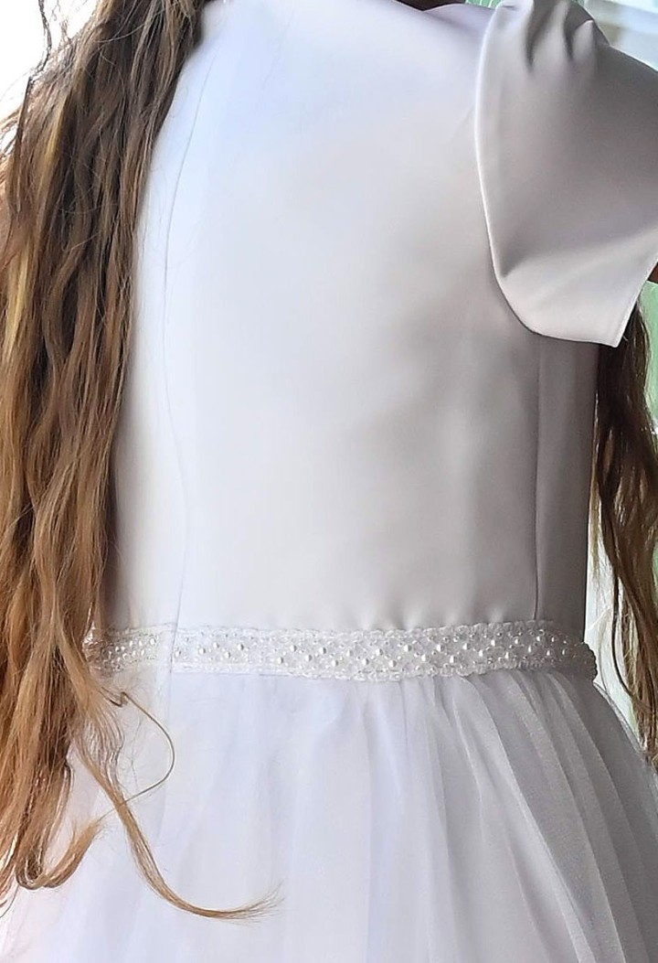 Chiffon communion dress. The perfect choice for First Communion - Laura 179 - MKMaryla