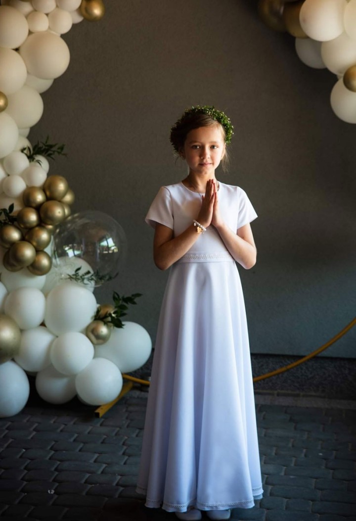 Delikatna sukienka komunijna - Marta 016 - MKMaryla
