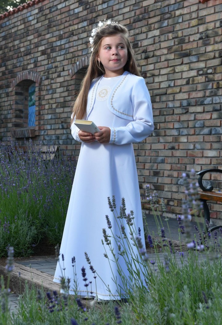 Sukienko alba komunijna prosto od producenta - Celinka 064 - MKMaryla